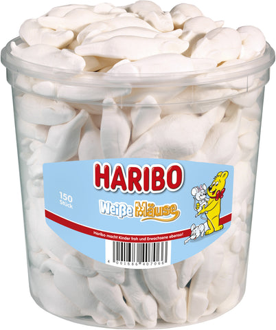 Haribo weisse Mäuse, 1050g