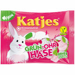 Katjes Grün-Ohr Hase - veganes Fruchtgummi mit Schaumzucker, zwei Geschmacksrichtungen - 175g
