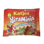 Katjes VitaMinis - différents types de gommes aux fruits et gommes au yaourt, petits fruits végétariens 175g