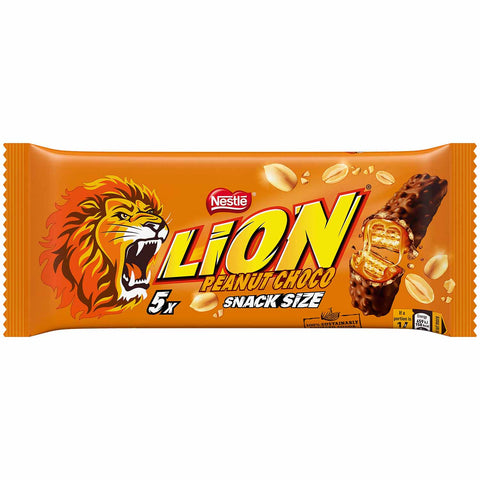 Lion Peanut Choco Riegel, 5 x 31g