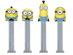 PEZ dispenser Minions, various characters, including 2x PEZ candies, 2x 8.5g