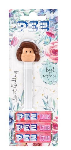 Pez Spender Braut - Haarfarbe braun (Hochzeit)