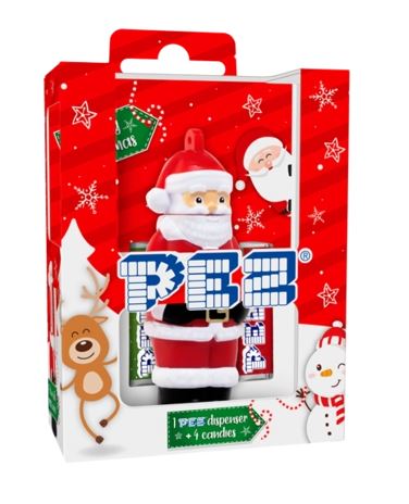 PEZ dispenser Santa Claus full body gift set