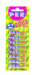 PEZ candies blister pack - refill pack fruity candies veggie various varieties, 8 pieces