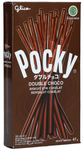 Pocky Double Chocolate - Pâte à biscuit avec chocolat, 47g