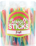 Swigle Sticks Lollies 50 morceaux de différentes variétés, 10 g chacun