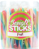 Swigle Sticks Lollies 50 pieces of various varieties, 10g each