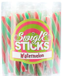 Swigle Sticks Lollies 50 morceaux de différentes variétés, 10 g chacun