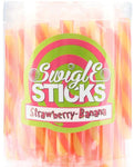 Swigle Sticks Lollies 50 morceaux de différentes variétés, 10 g chacun