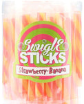 Swigle Sticks Lollies 50 pezzi di varie varietà, 10g ciascuno