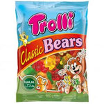 Trolli Peach Rings, Classic Bears, Salade de fruits, Gommes aux fruits - diverses variétés Halal, 100g